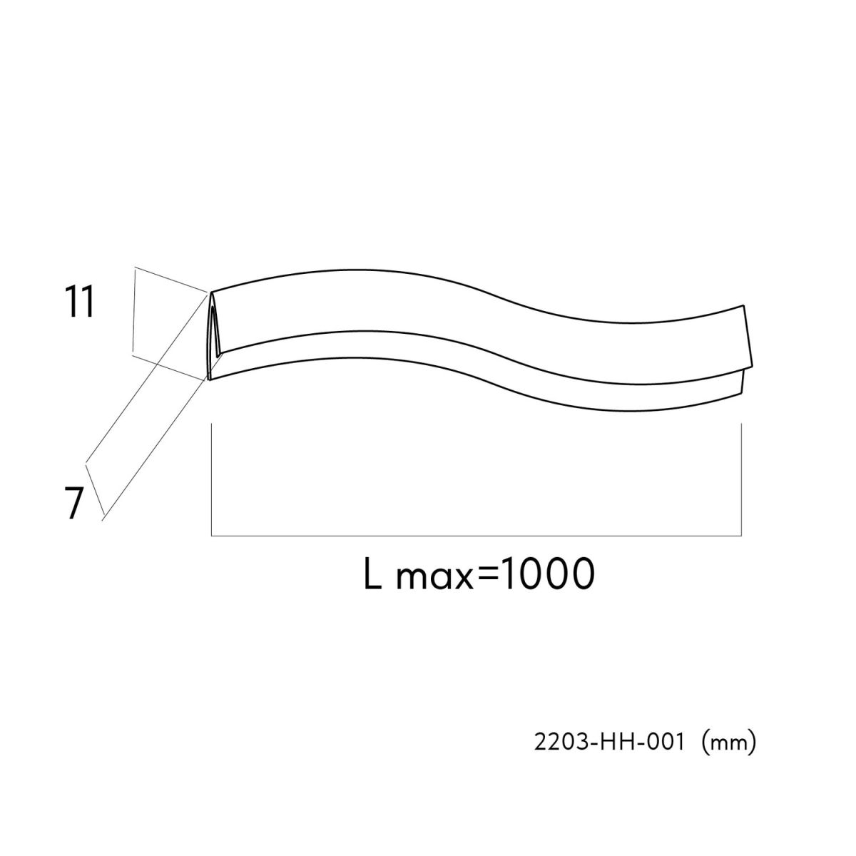 Гарпун для натяжного потолка Favourite Practica 2203-HH-001 в Санкт-Петербурге