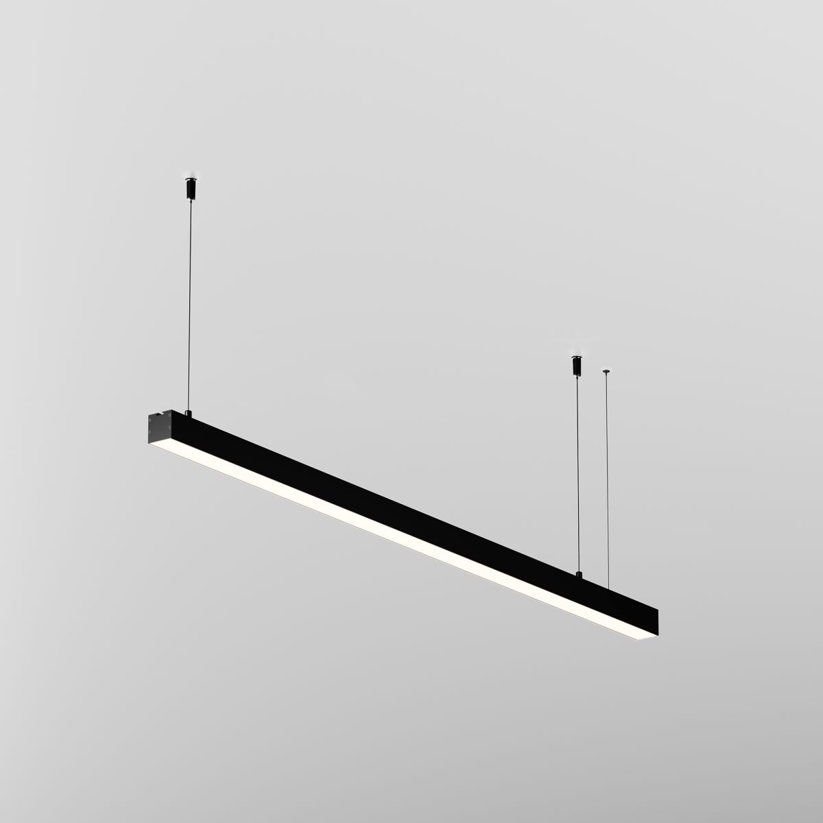 Линейный подвесной светильник Maytoni Technical 4000K 35x35 (Черный, 1 м) LL312012 в Санкт-Петербурге