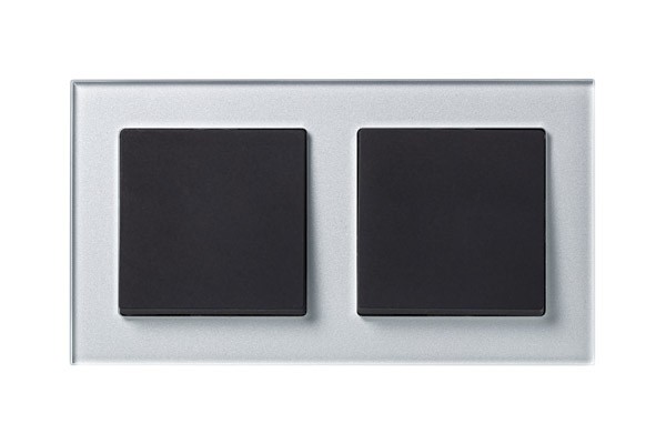 Рамка 2-ая Systeme Electric AtlasDesign Nature Стекло алюминий ATN320302 в Санкт-Петербурге