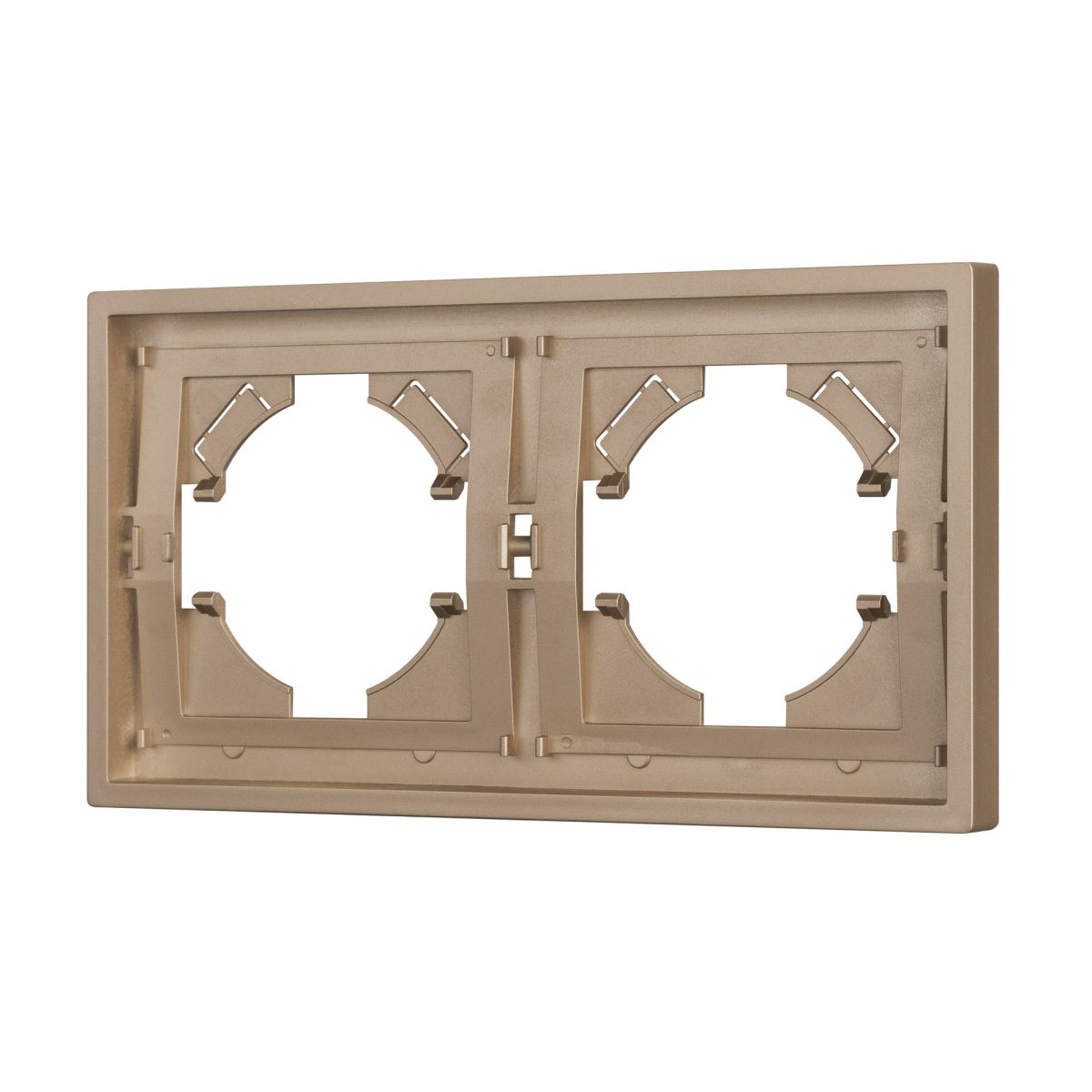 Рамка пластиковая на 2 поста Arlight FRM-TENDO-PL-2-GD 053842 в Санкт-Петербурге