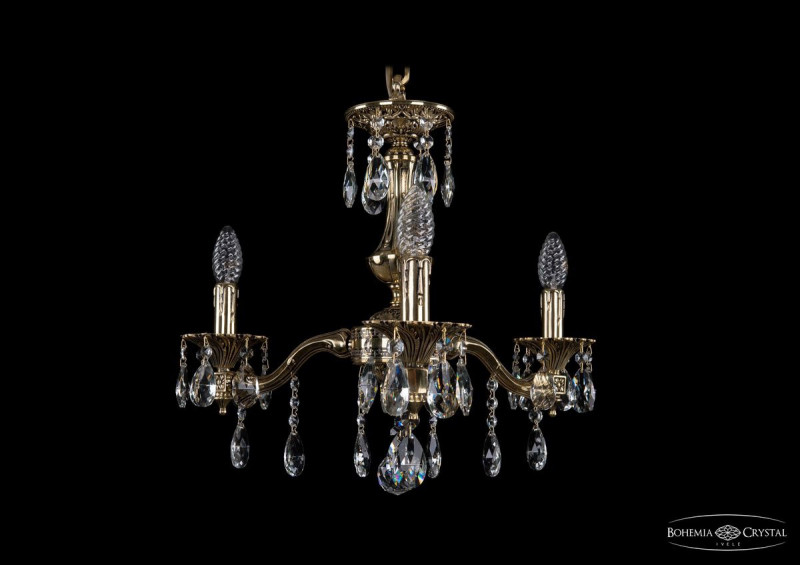 Подвесная люстра Bohemia Ivele Crystal 1710/3/160/A/GB в Санкт-Петербурге