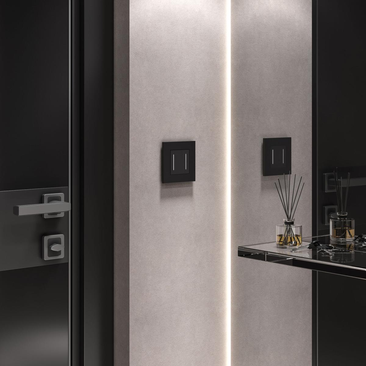 Рамка на 1 пост Werkel Slab черный матовый W0012908 4690389193293 a062799 в Санкт-Петербурге