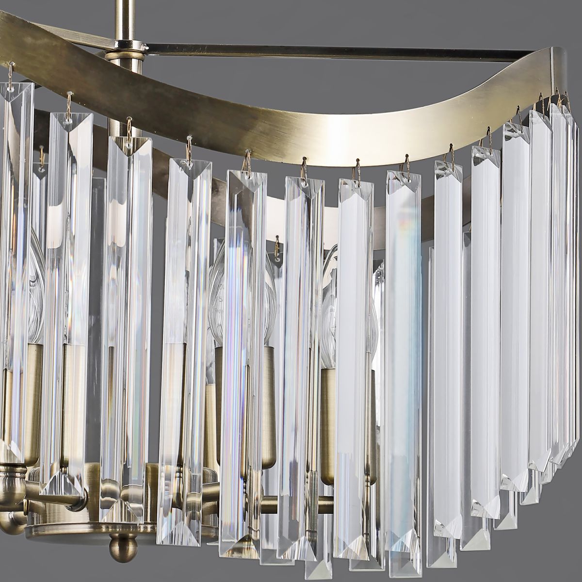 Люстра на штанге Illumico IL3475-6PSQ-25AB ELITE в #REGION_NAME_DECLINE_PP#