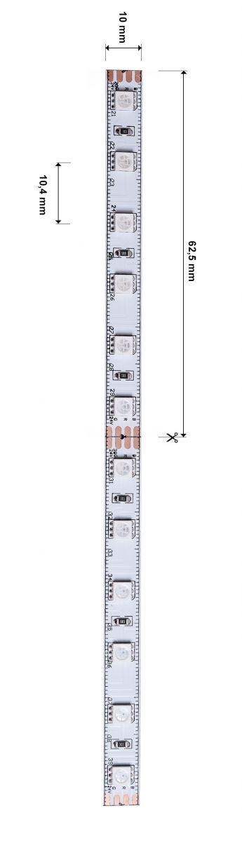 Светодиодная лента Deko-Light 24В 5050 65Вт RGB 5м IP20 840147 в Санкт-Петербурге