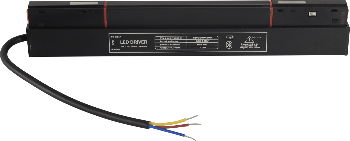 Драйвер для магнитного шинопровода Crystal lux 48V, 200W CLT 0.203 09 BL SMART в Санкт-Петербурге