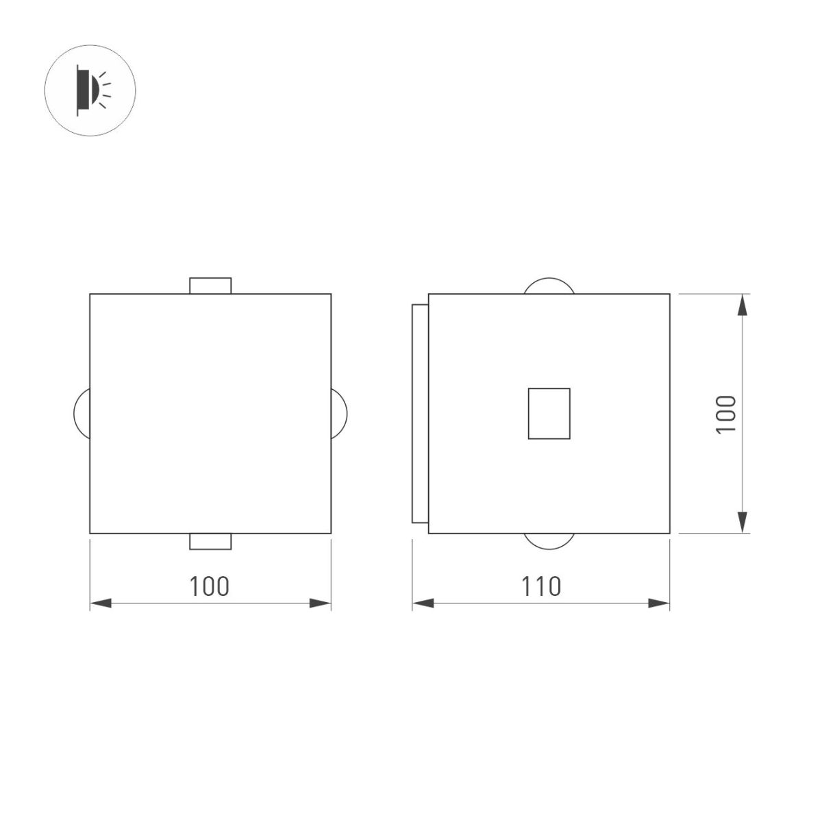 Уличный настенный светильник Arlight LGD-VERSATI-4x3W Warm3000 (Серый, 4x3 deg, 230V) (IP65 Металл) 060650 в #REGION_NAME_DECLINE_PP#