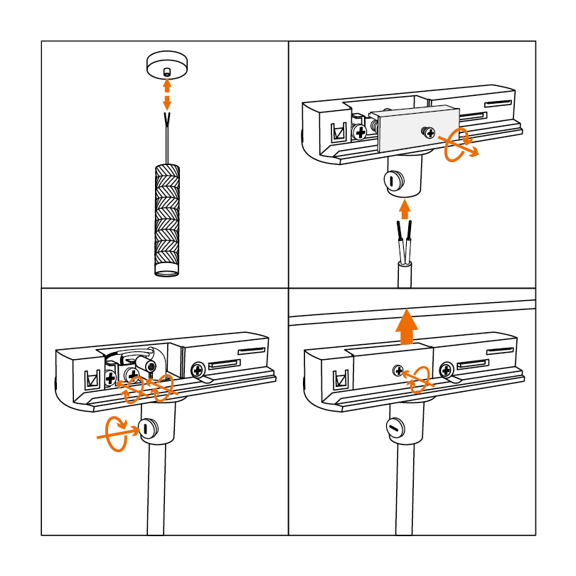 Адаптер для однофазного шинопровода WOLTA WTL-AC/03B черный в Санкт-Петербурге