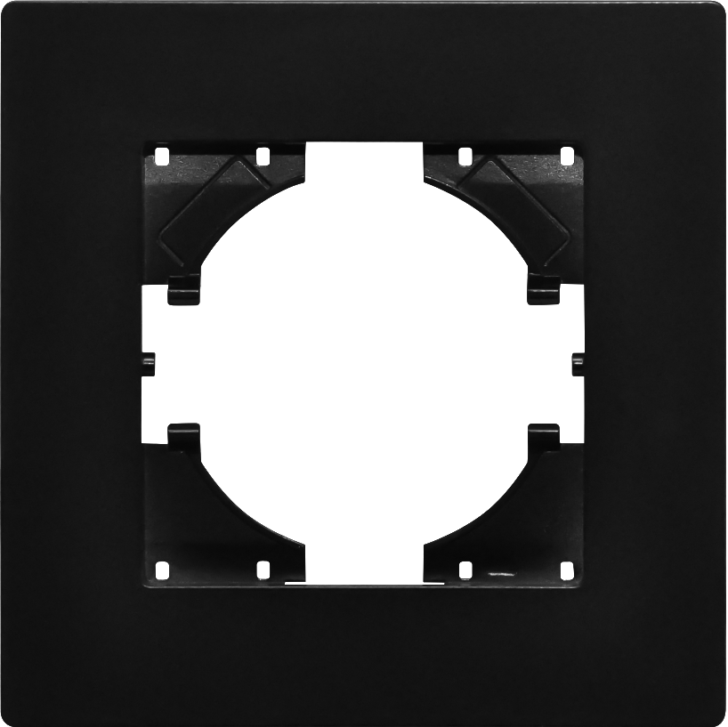 Рамка пластиковая на 1 пост Arlight FRM-PERIO-PL-1-BK 049689 в Санкт-Петербурге
