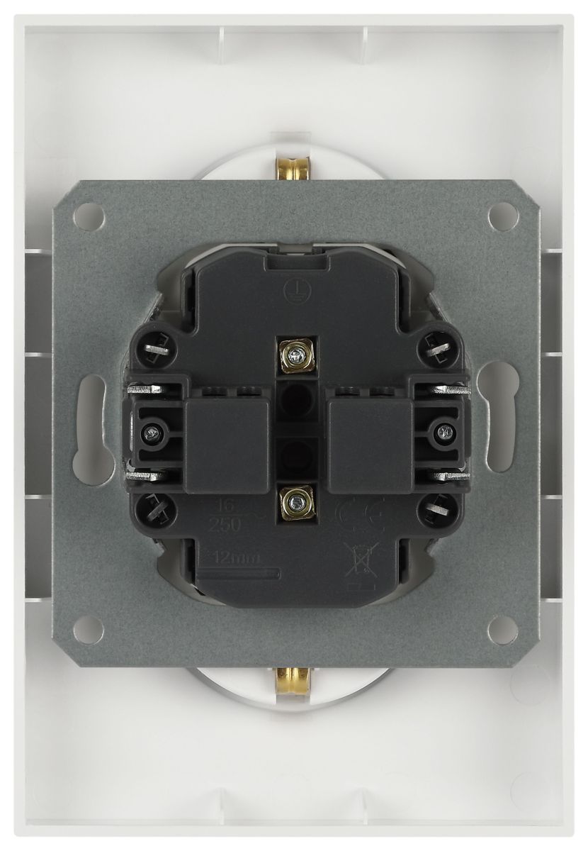 Розетка Эра Arktik 16-2107-04 без заземления двойная 2X2P 16А-250В шампань Б0071684 в #REGION_NAME_DECLINE_PP#