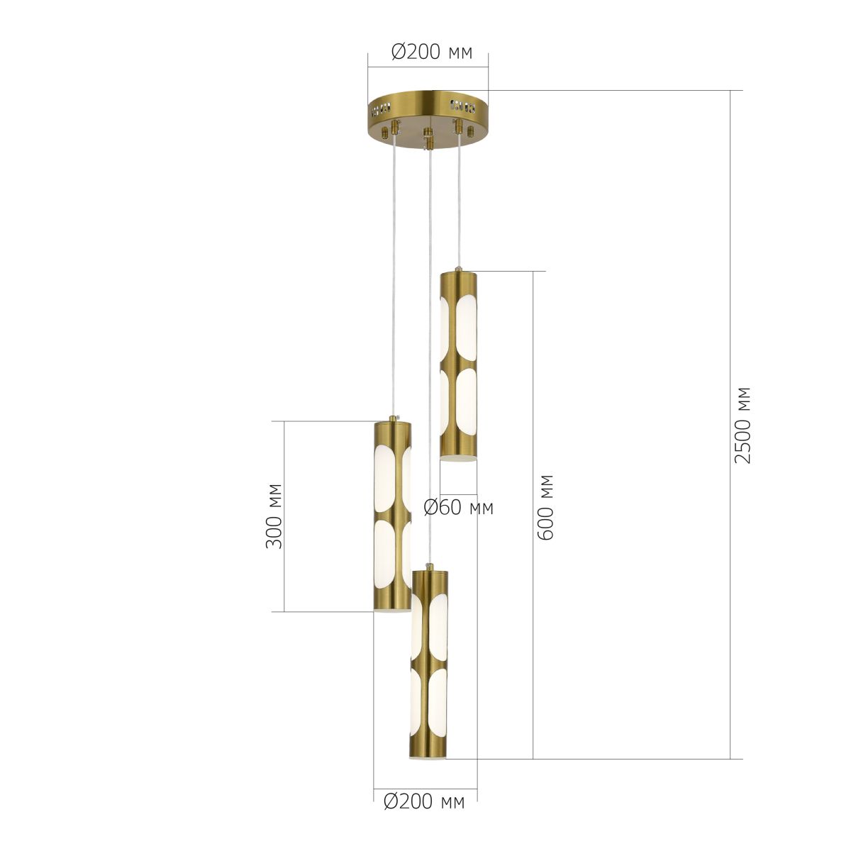 Подвесной светильник ST Luce Dallamos SL6237.303.03 в Санкт-Петербурге