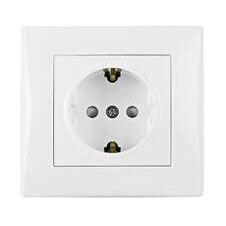 Розетка Schneider Electric Sedna с/з со шторками 16A 250V SDN3009121 в Санкт-Петербурге