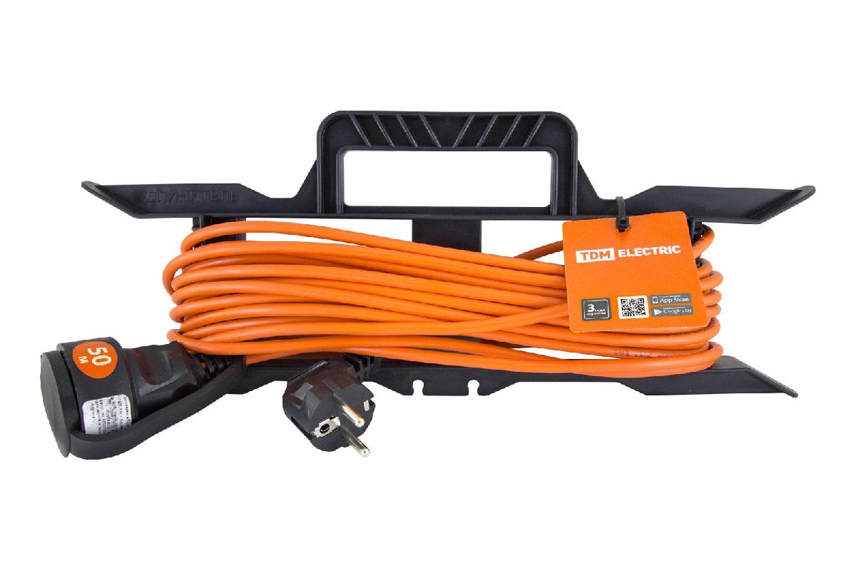 Удлинитель-шнур силовой на рамке УШ6 TDM Electric SQ1302-0308 в Санкт-Петербурге