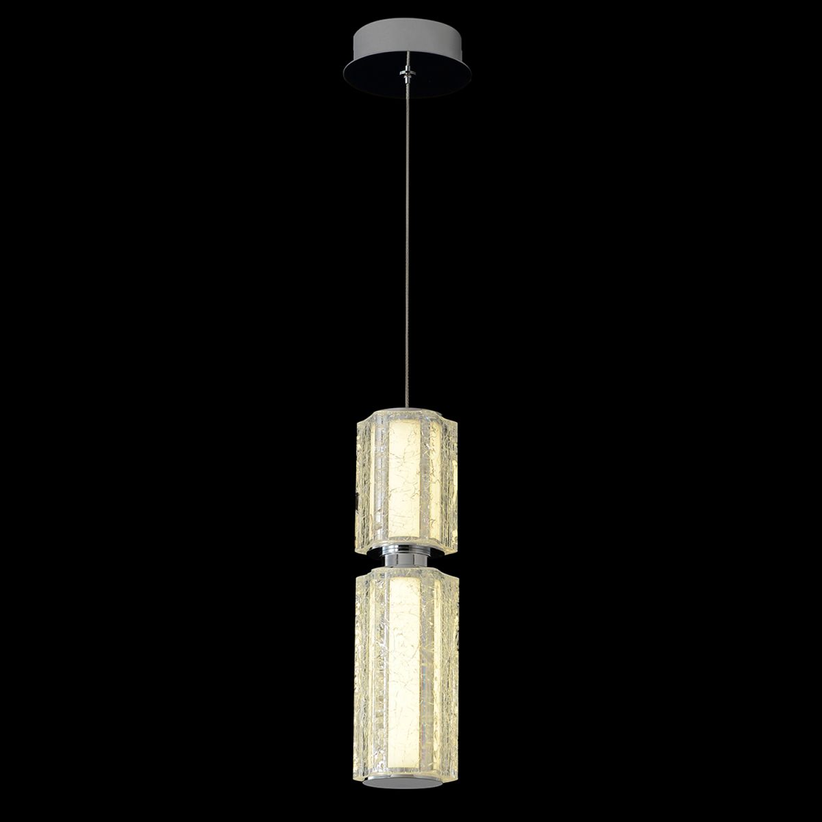 Подвесной светильник Crystal Lux ANTIQUE SP23W LED CHROME в Санкт-Петербурге