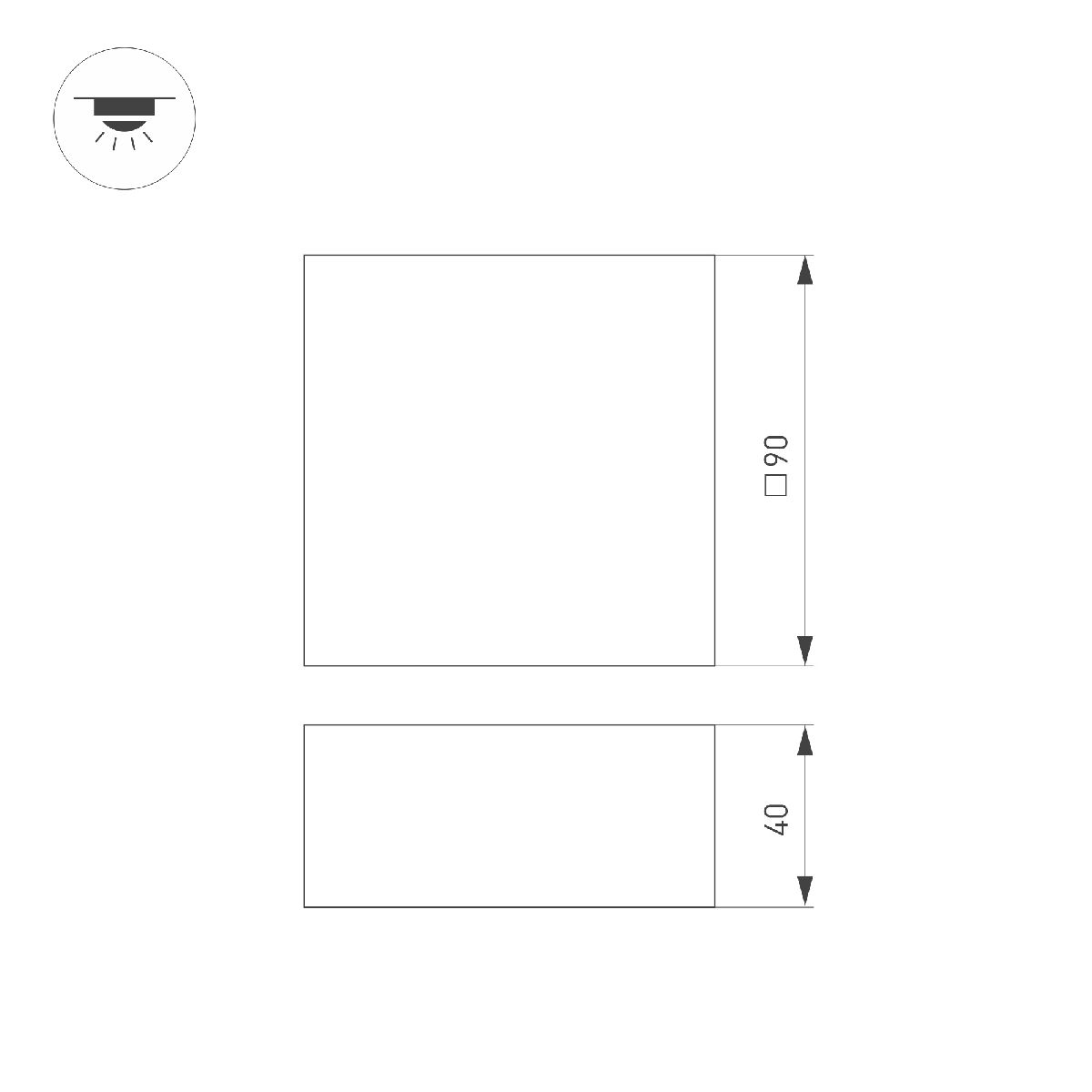 Встраиваемый светильник Arlight DL-GRIGLIATO-S90x90-6W Day4000 051140 в Санкт-Петербурге