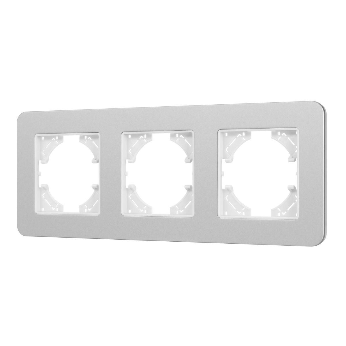 Рамка на 3 поста алюминиевая Arlight FRM-AKIRY-SFAL-3-SR 049740 в Санкт-Петербурге