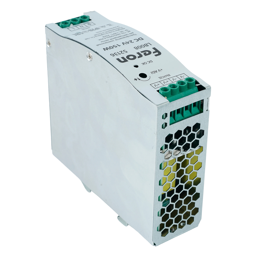 Трансформатор электронный на DIN-рейку Feron LB008 150W 24V IP20 52136 в Санкт-Петербурге