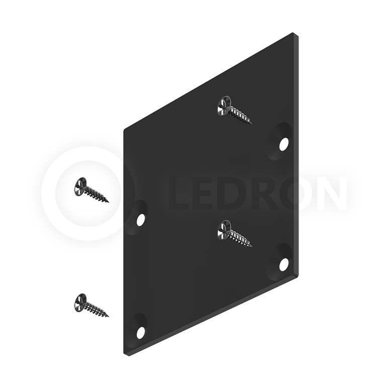 Заглушка для профиля LeDron 5050 black 13305B 00000006469 в Санкт-Петербурге