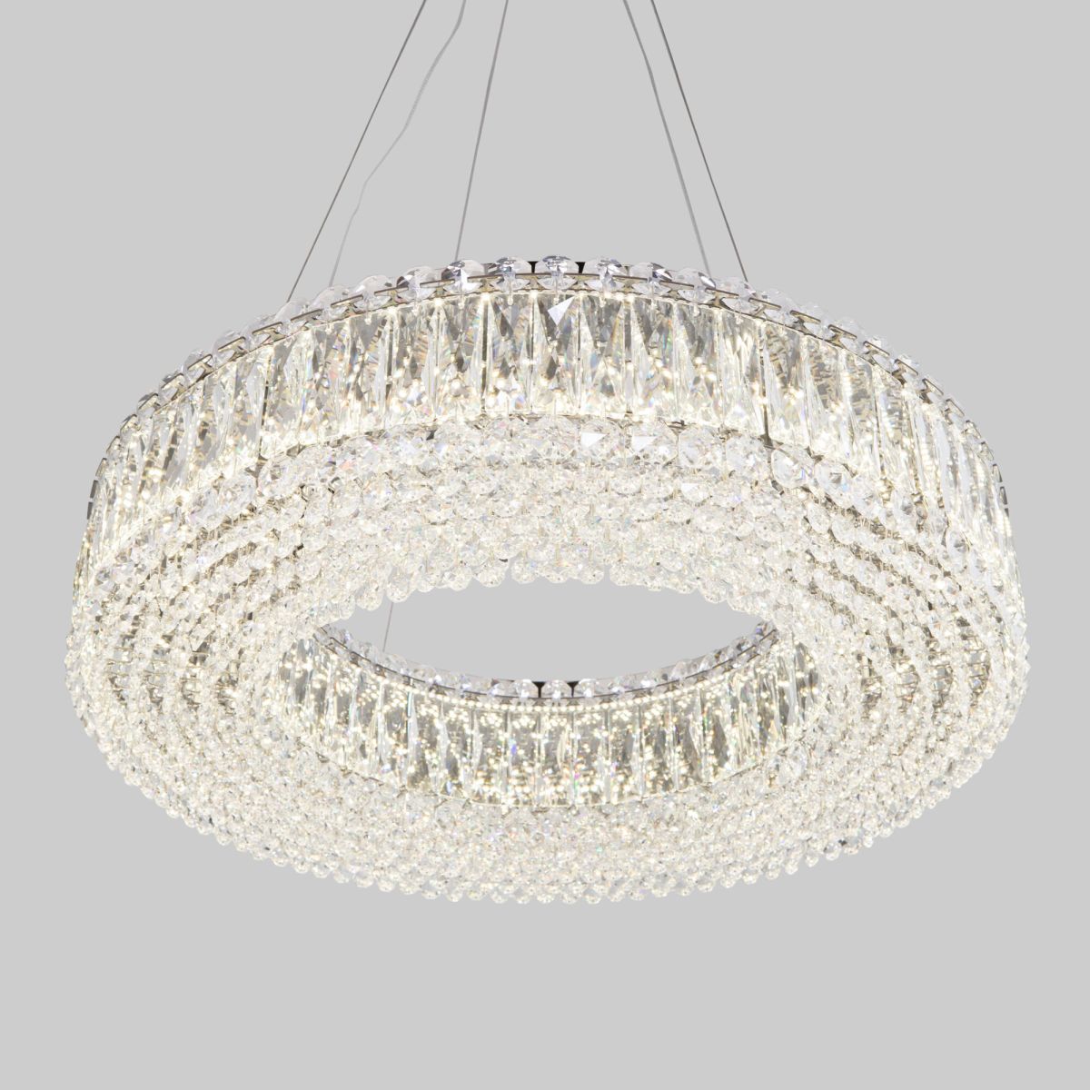 Подвесная люстра Eurosvet Iride 101007 LED хром a071458 в #REGION_NAME_DECLINE_PP#