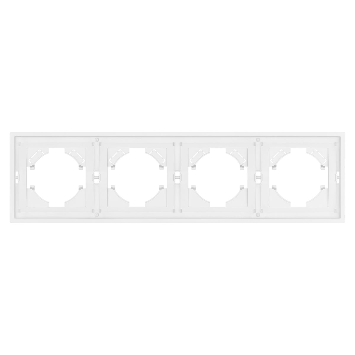Рамка пластиковая на 4 поста Arlight FRM-TENDO-PL-4-WH 053847 в Санкт-Петербурге