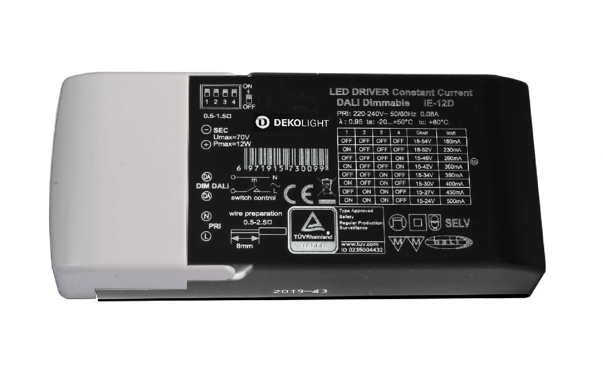 Блок питания Deko-Light Power supply 12Вт 220-240В IP20 862190 в Санкт-Петербурге