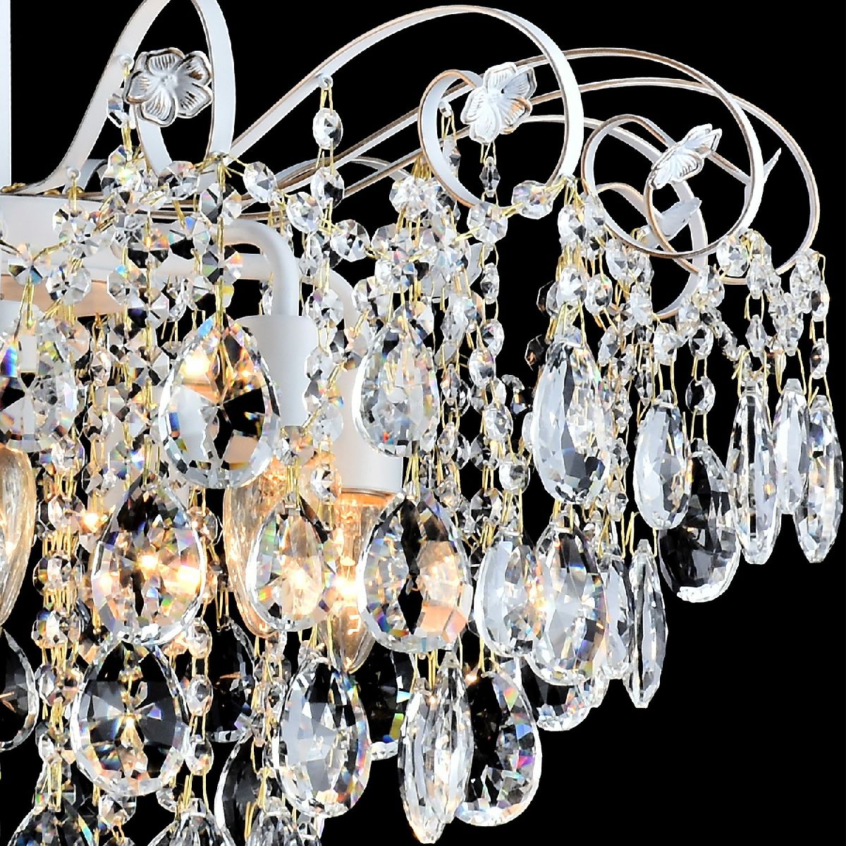 Люстра на штанге Reluce 04055-0.3-07 WH+GOLD PN в Санкт-Петербурге