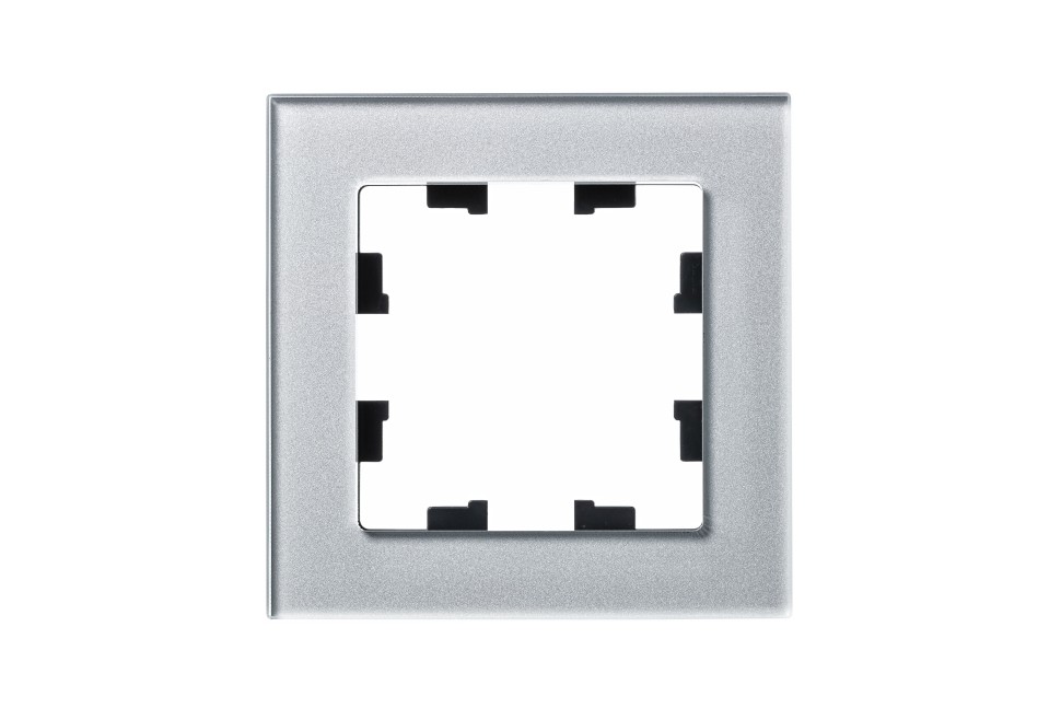 Рамка 1-ая Systeme Electric AtlasDesign Nature Стекло алюминий ATN320301 в Санкт-Петербурге