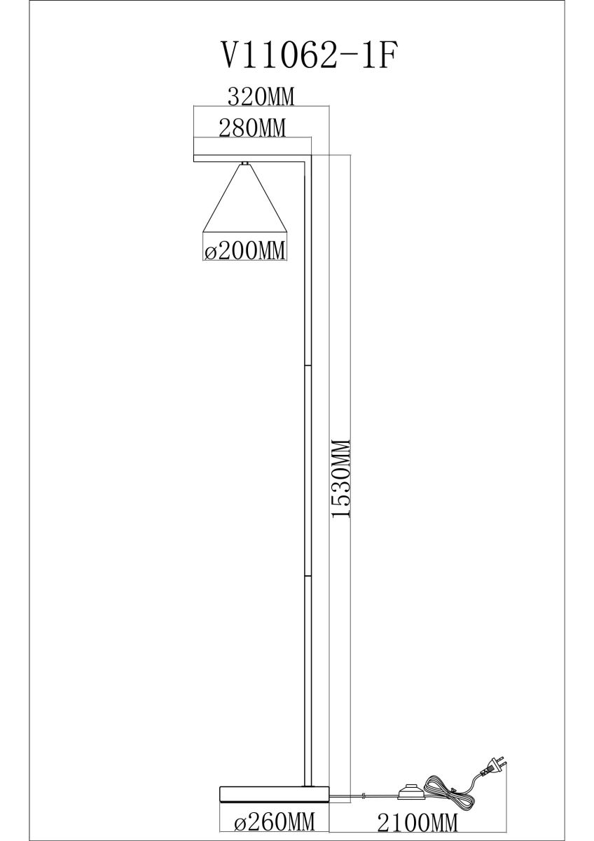 Торшер Moderli Omaha V11593-1F в Санкт-Петербурге