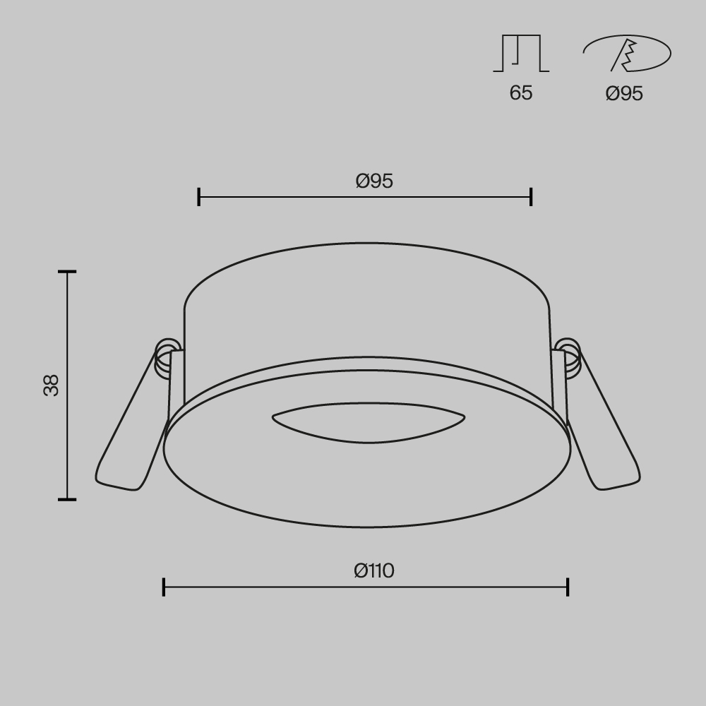 Встраиваемый светильник Maytoni Technical Slim DL027-GX53-W в Санкт-Петербурге