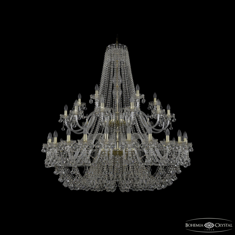 Подвесная люстра Bohemia Ivele Crystal 1409/24+12+6/530/2d G в Санкт-Петербурге