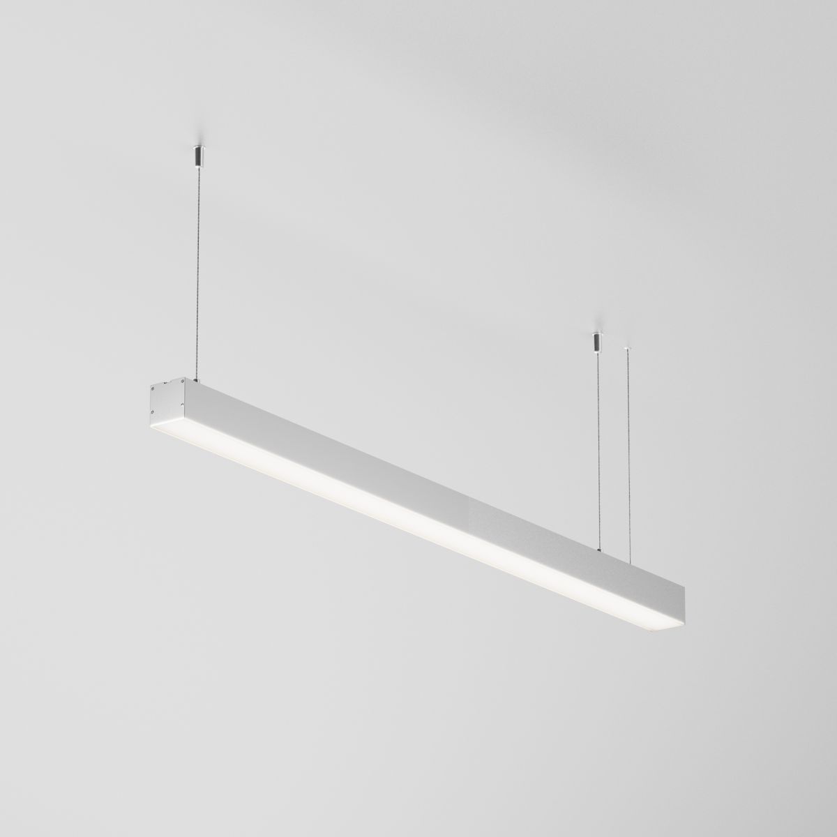 Линейный подвесной светильник Maytoni Technical 4000K 50x50 (Серебро, 1 м) LL312020 в #REGION_NAME_DECLINE_PP#