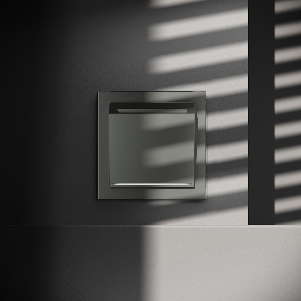 Выключатель встраиваемый Voltum S70 карточный 16А, (титан) VLS010706 в #REGION_NAME_DECLINE_PP#