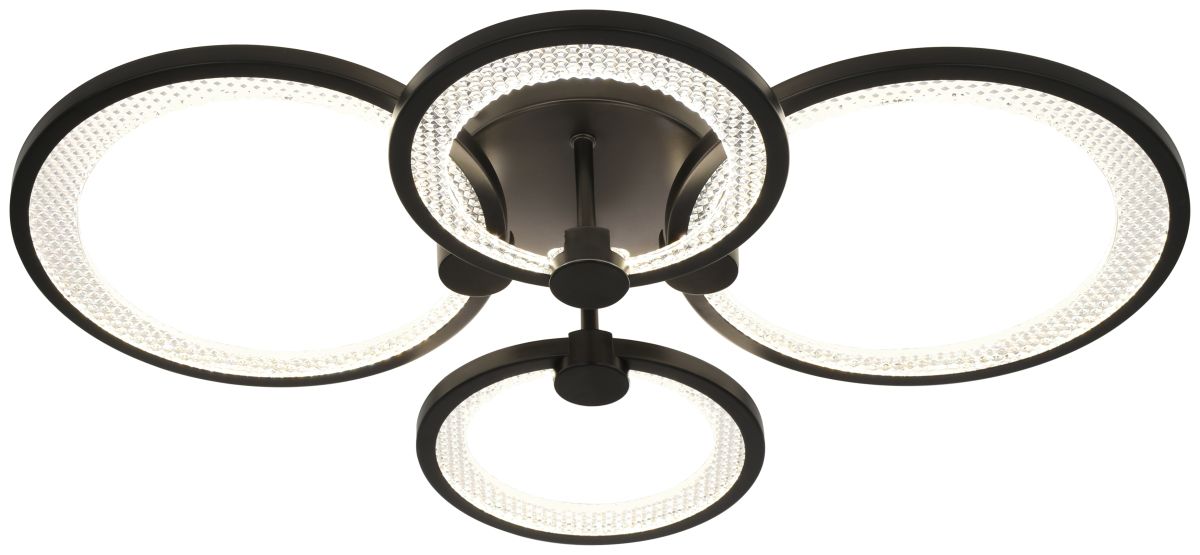 Потолочный светильник Эра Модерн Odry CLL-1-78W 3K-6,5K RC BK в Санкт-Петербурге