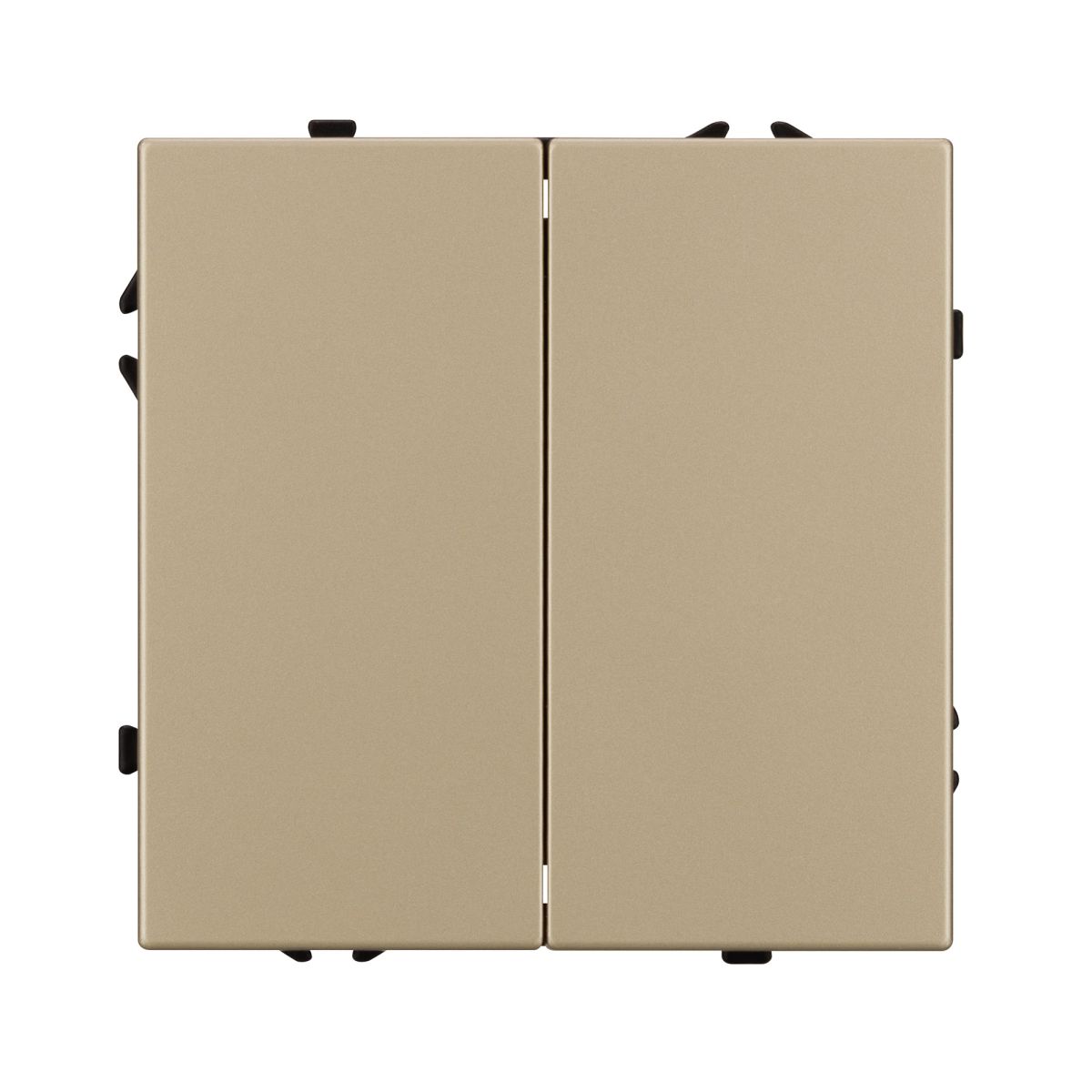 Механизм выключателя двухклавишный непроходной Arlight SWT-NOBE-MK02-SFPL-GD (230V, 10A) 054253 в #REGION_NAME_DECLINE_PP#