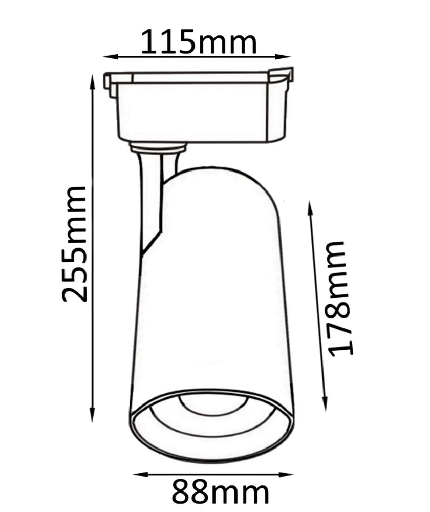 Трековый светильник Crystal Lux CLT 0.31 006 CLT 0.31 006 40W WH в Санкт-Петербурге