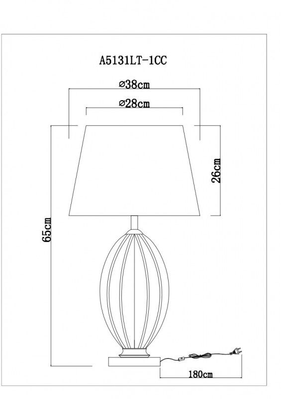 Настольная лампа ARTE Lamp A5131LT-1CC в Санкт-Петербурге