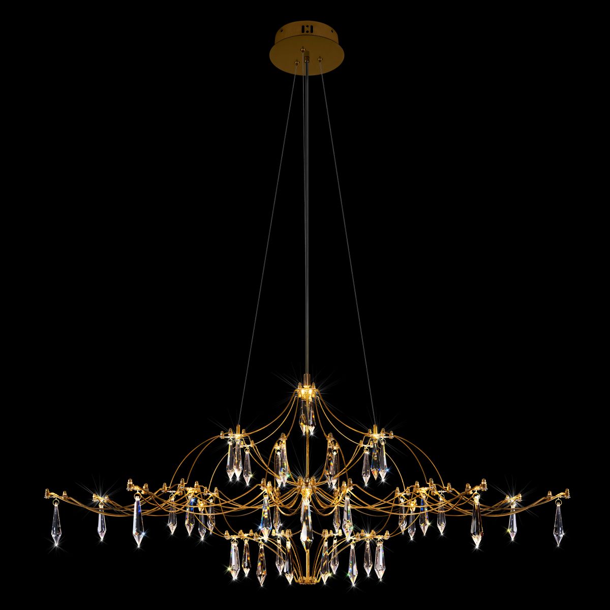 Подвесная люстра Loft IT Mira 10587/1000 Gold Asfour в Санкт-Петербурге
