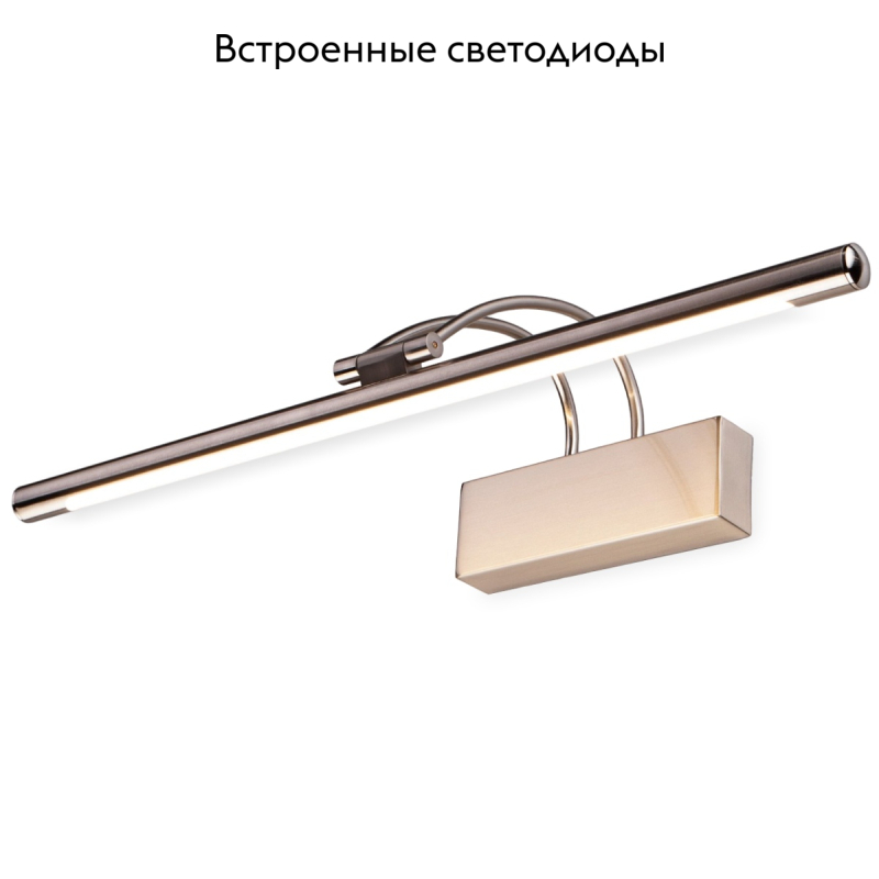 Подсветка для картин Elektrostandard Simple LED 10W 1011 IP20 никель 4690389106149 в #REGION_NAME_DECLINE_PP#