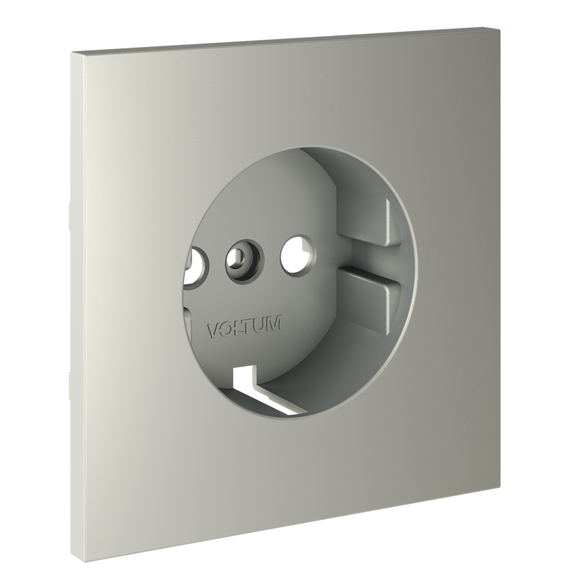Накладка для розетки с заземлением Voltum S70 (сталь) VLS000605 в #REGION_NAME_DECLINE_PP#