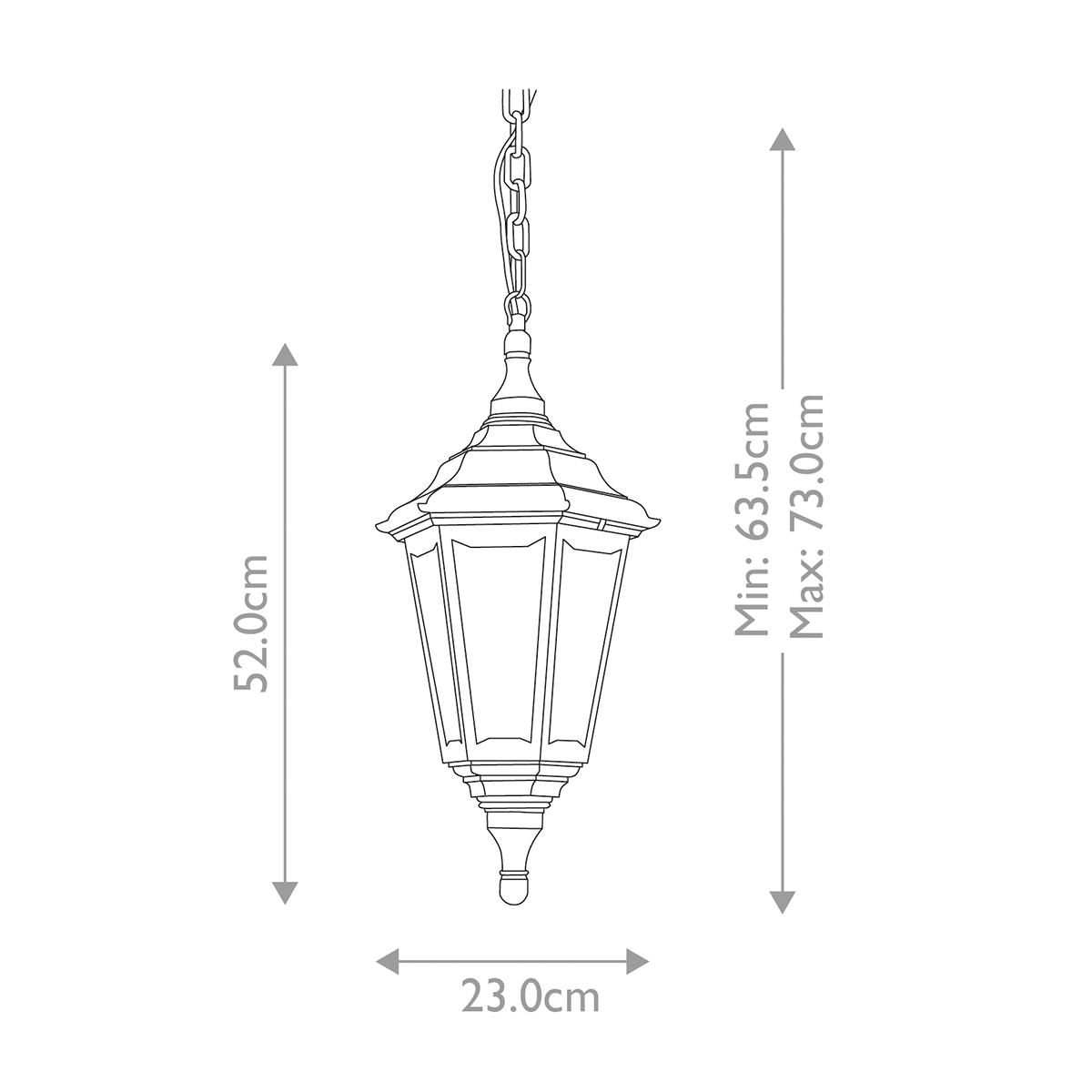 Уличный подвесной светильник Elstead Lighting Kinsale KINSALE-CHAIN в Санкт-Петербурге