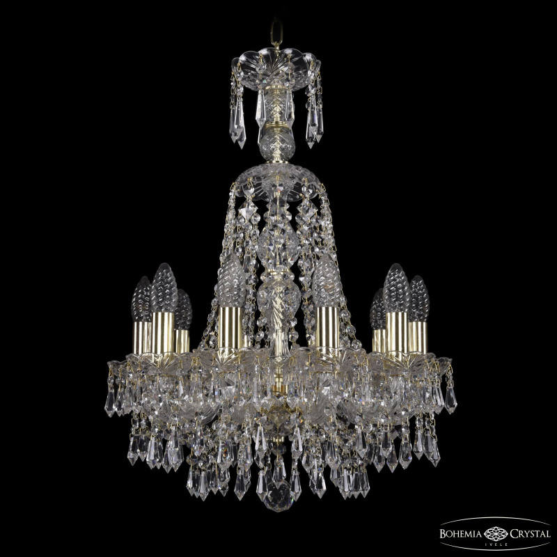 Подвесная люстра Bohemia Ivele Crystal 1403/10/141/XL-61 G в Санкт-Петербурге