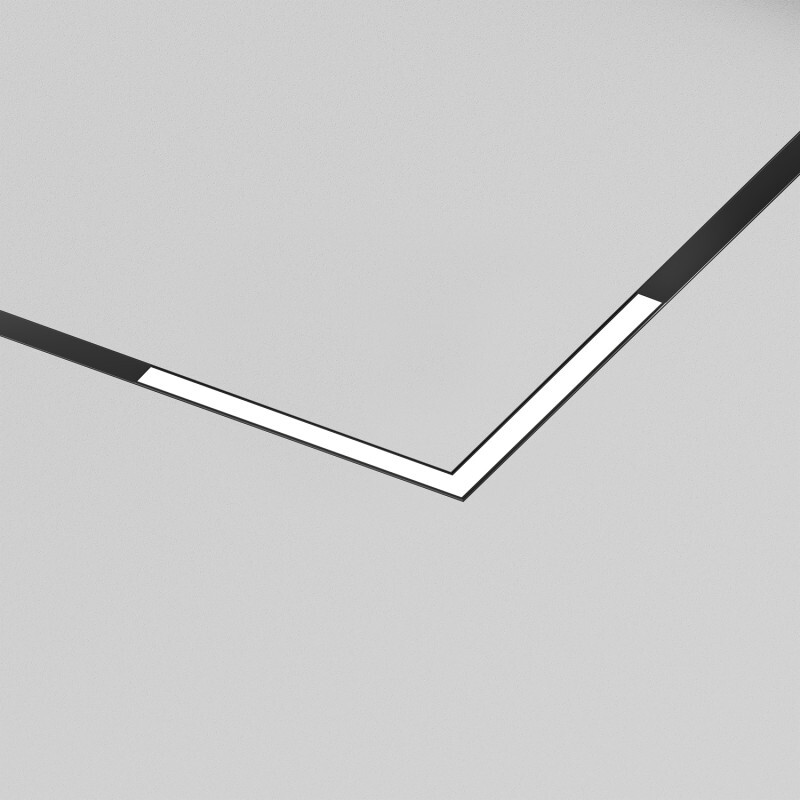 Трековый угловой светильник Denkirs Smart Linear Zigbee DK8314-BK в Санкт-Петербурге