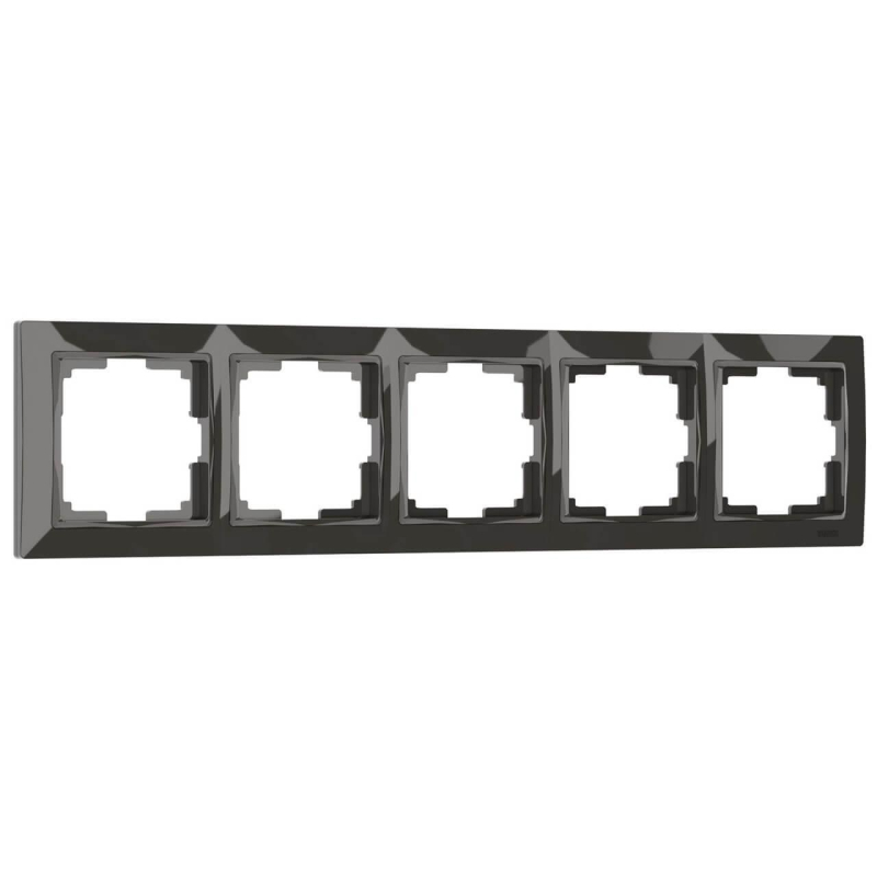 Рамка на 5 постов Werkel Snabb basic серо-коричневый W0052007 4690389161483 в Санкт-Петербурге