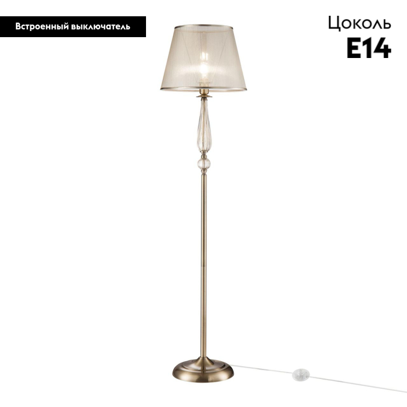 Торшер Freya Inessa FR2685FL-01BZ в Санкт-Петербурге