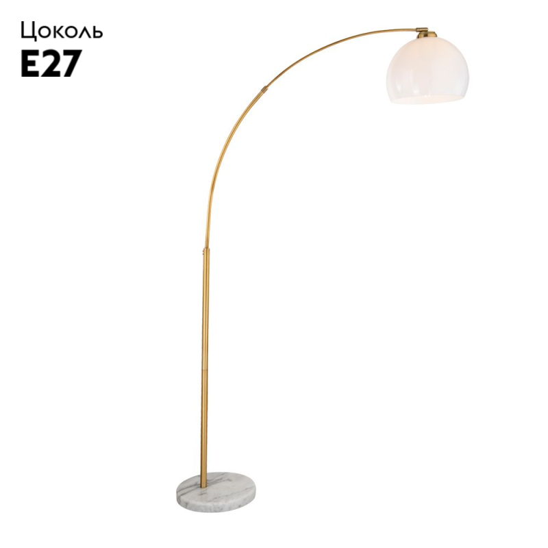Торшер Arte Lamp Paolo A5822PN-1PB в #REGION_NAME_DECLINE_PP#