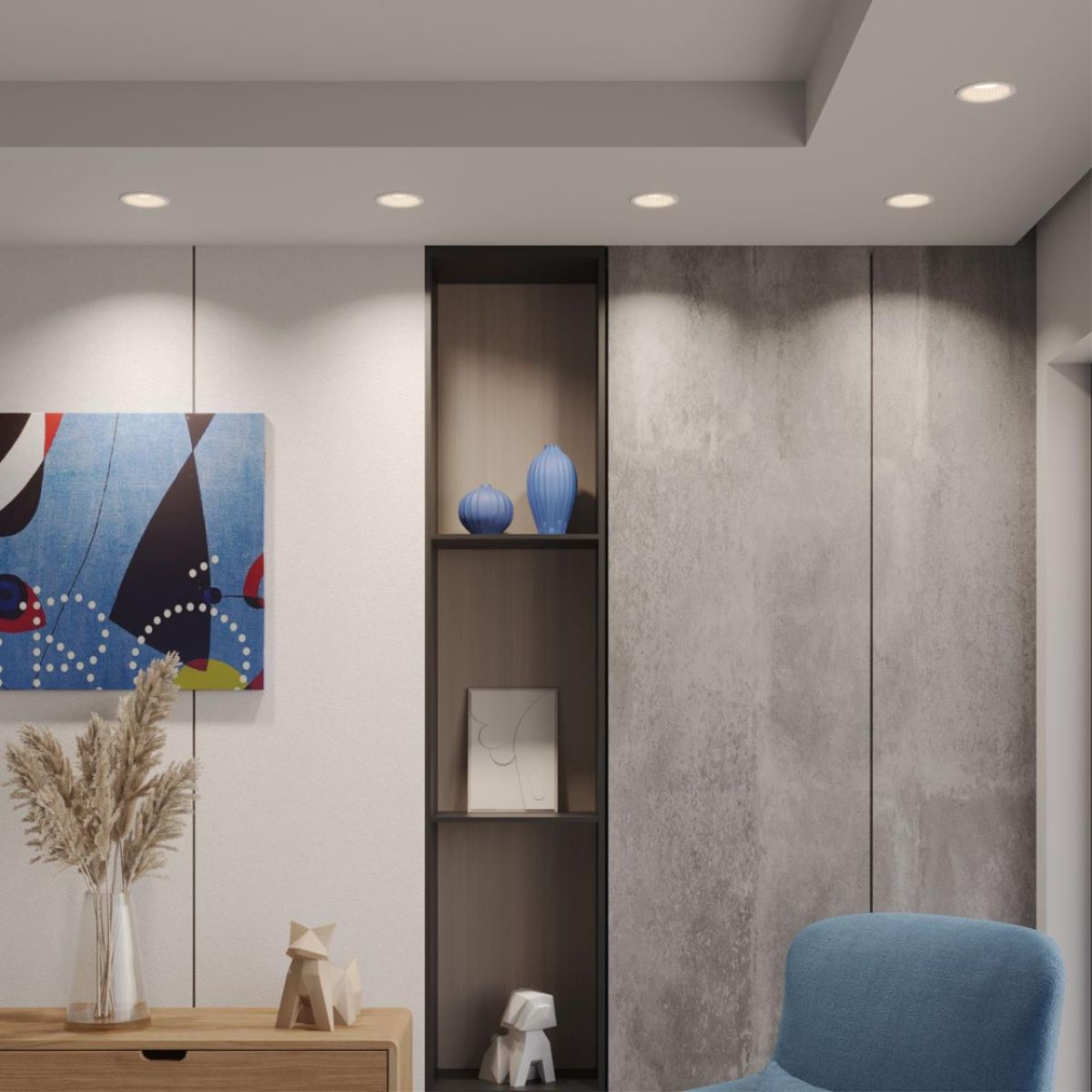 Встраиваемый светильник с переключателем цветовой температуры Novotech Wir Clarte 359875 в Санкт-Петербурге