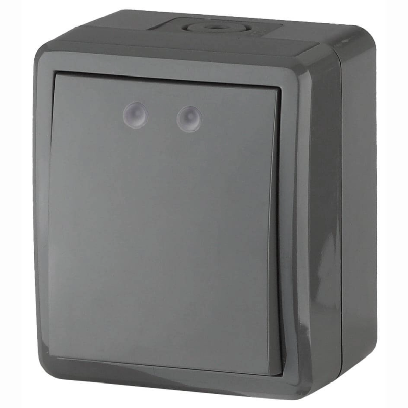 Выключатель одноклавишный ЭРА Эксперт 10AX 250V IP54 11-1401-03 Б0020670 в Санкт-Петербурге