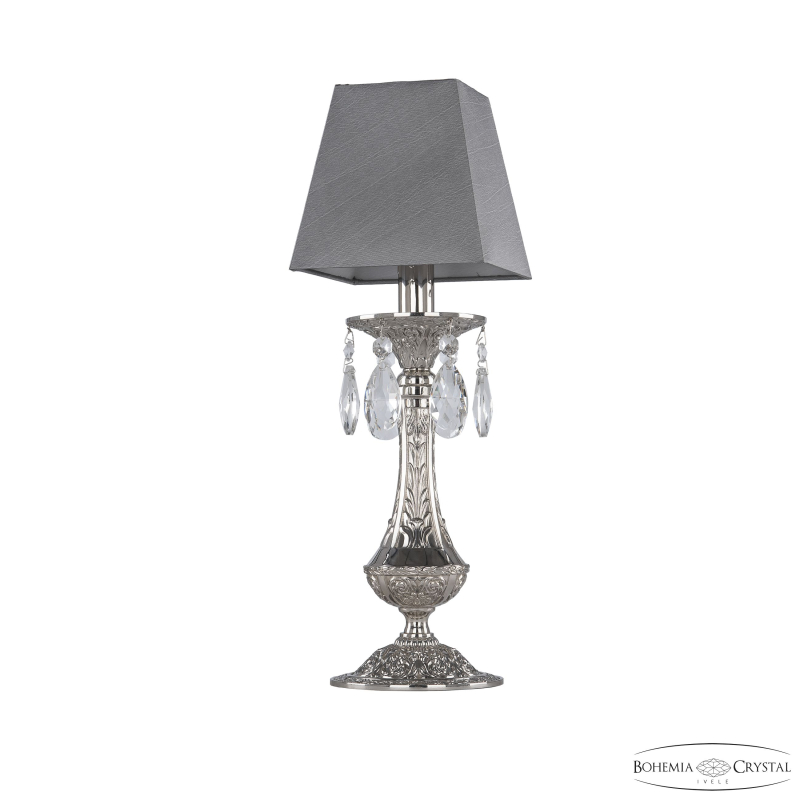 Настольная лампа Bohemia Ivele Crystal Florence 71100L/1 Ni SQ10 в Санкт-Петербурге