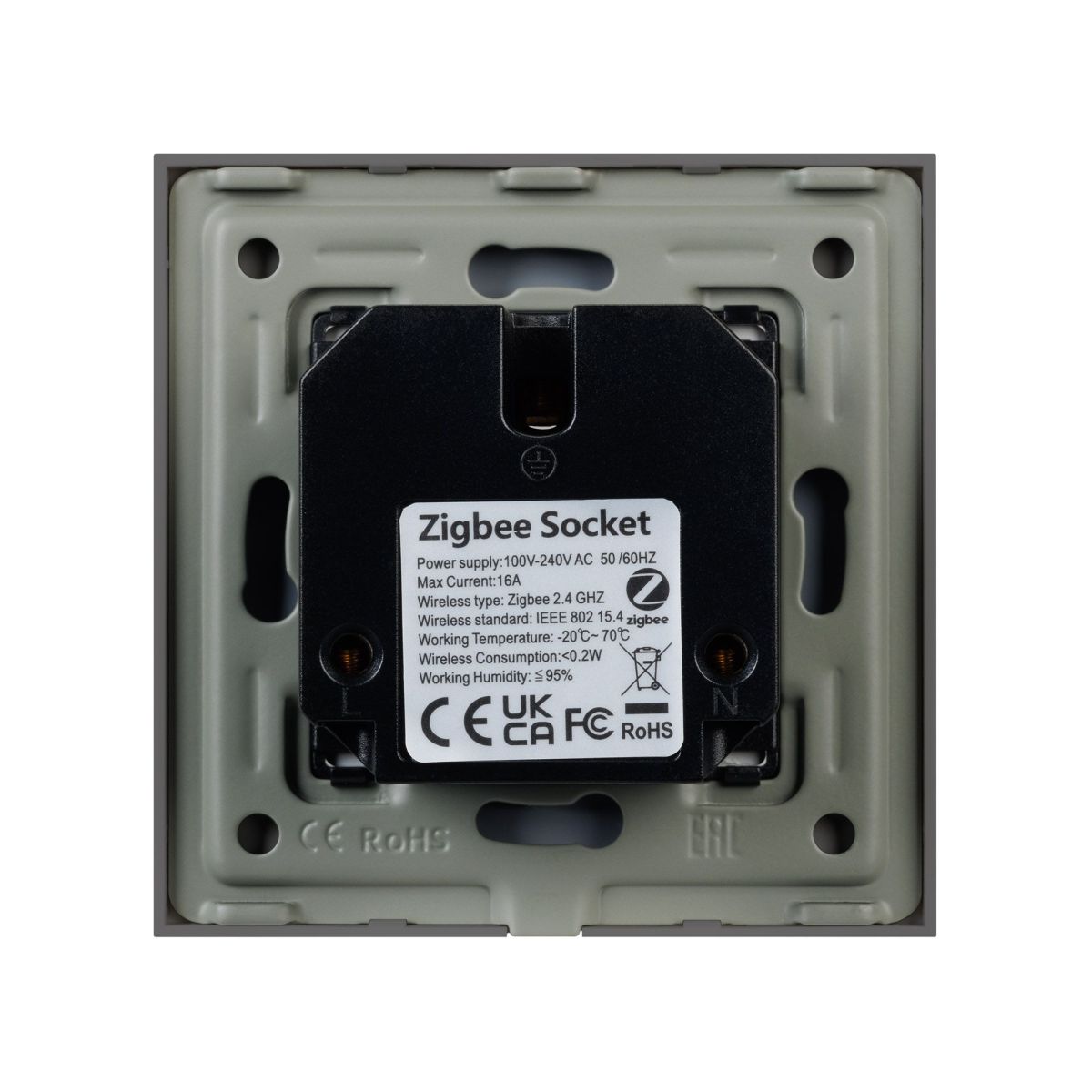 Розетка электрическая с Zigbee управлением Arlight SCT-OMALI-EUZB1-PL-GR (240V, 16A, Zigbee) 050101 в Санкт-Петербурге