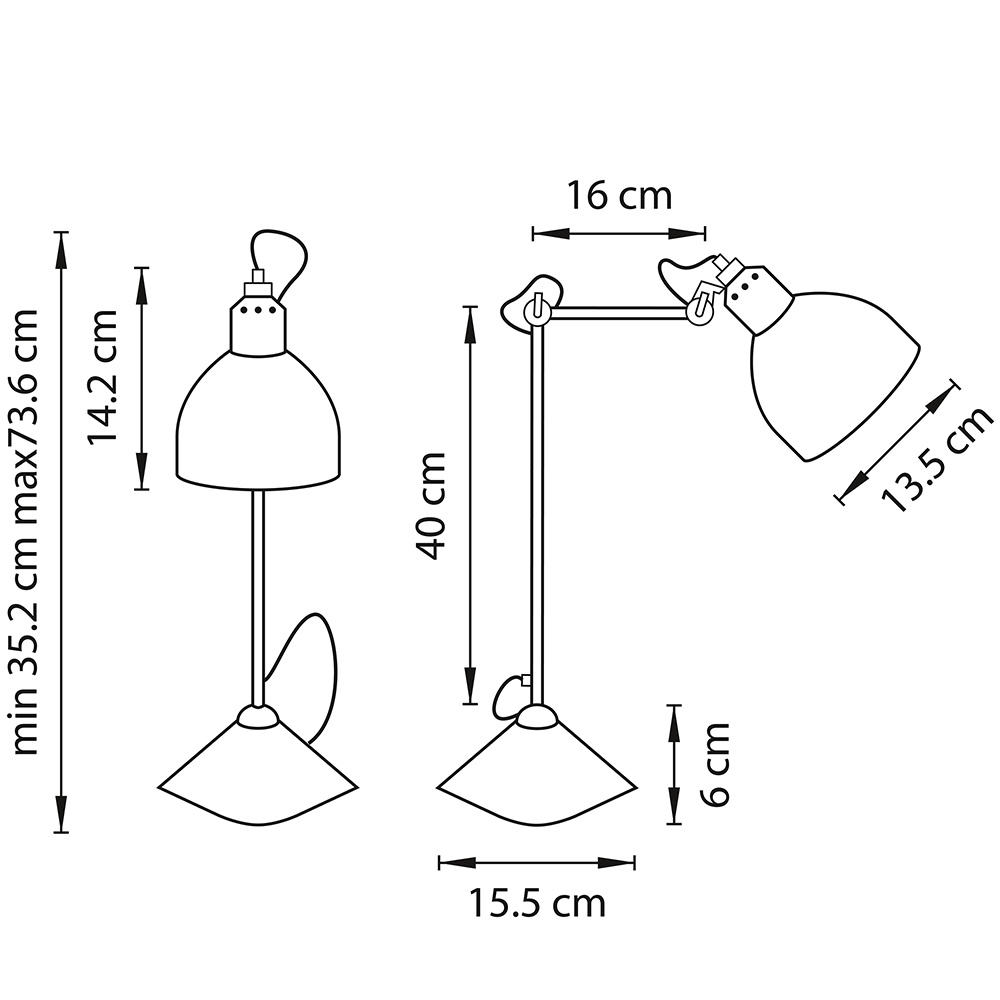 Настольная лампа Lightstar Loft 865916 в Санкт-Петербурге