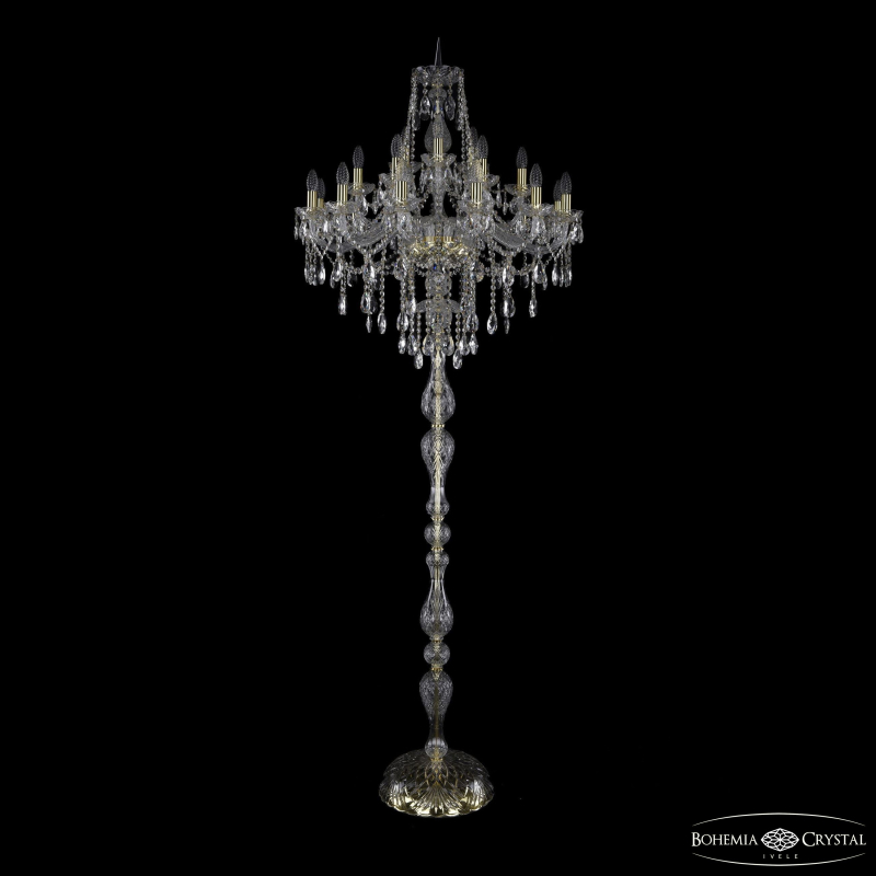 Торшер Bohemia Ivele Crystal 1415T1/12+6+3/300-225 G в Санкт-Петербурге